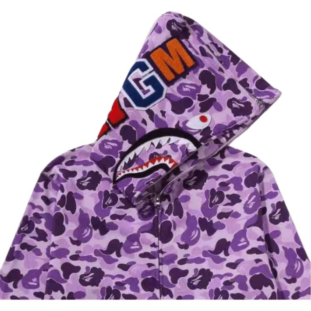 A Bathing Ape Store Taipei Separate Shark Full Zip Худи