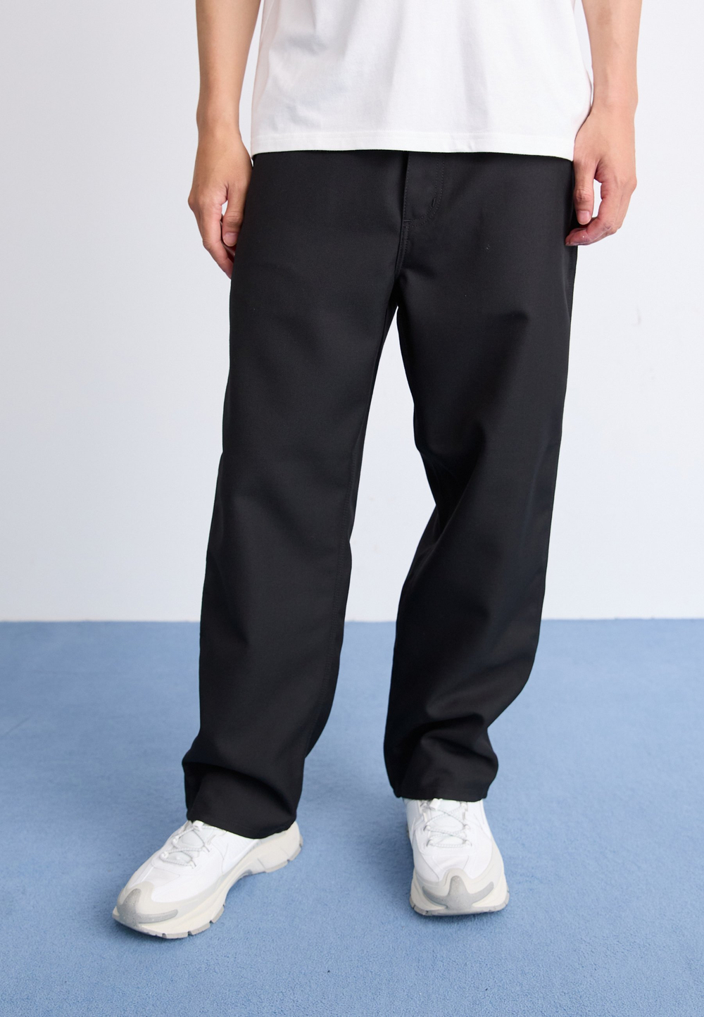 Carhartt WIP RAY - Тканевые брюки - Чёрный