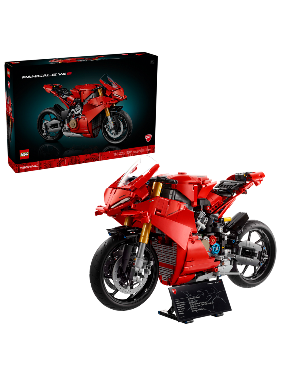 LEGO Technic 42202 Мотоцикл Ducati Panigale V4 S
