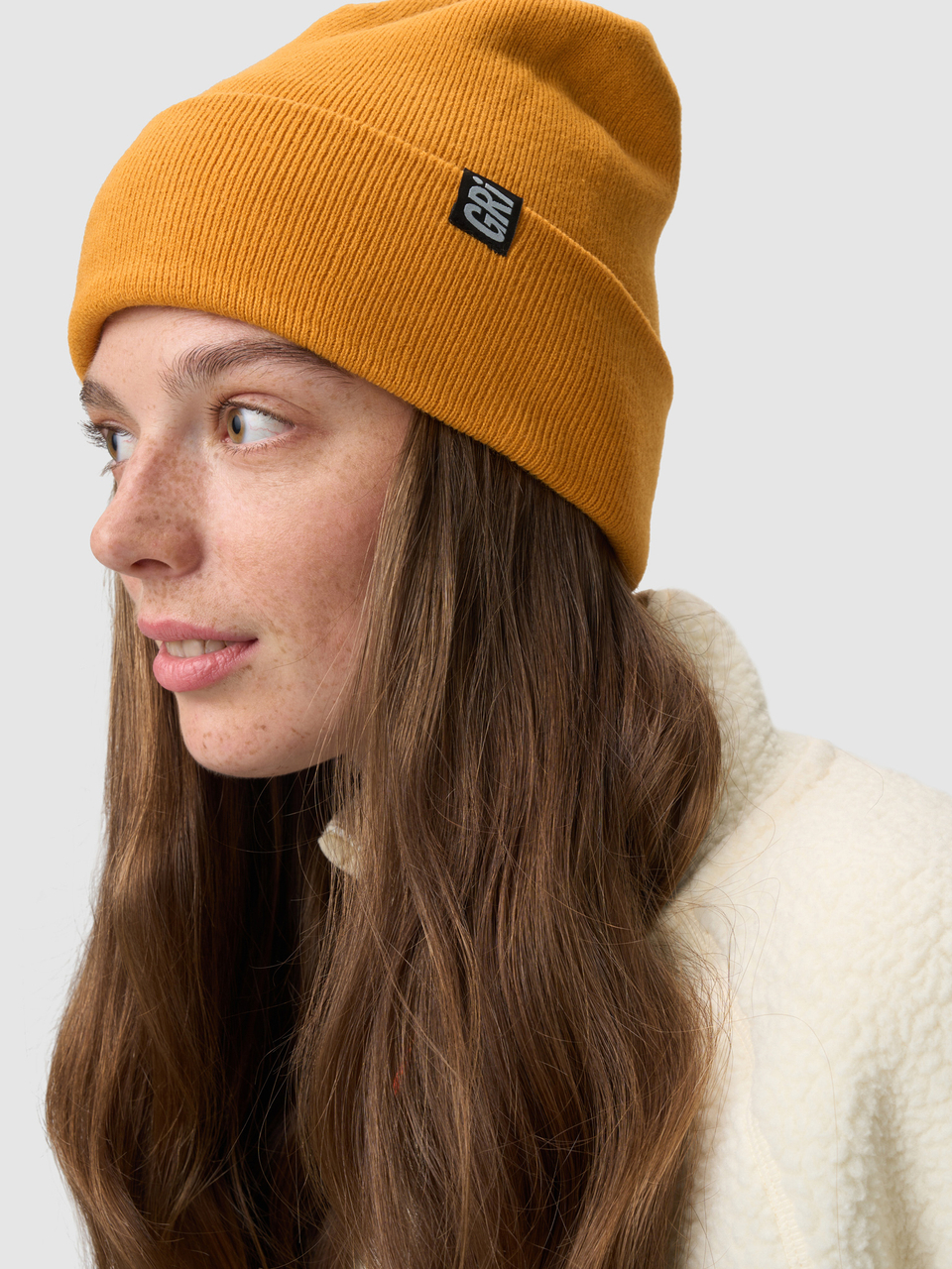 Шапка унисекс Норд горчичная