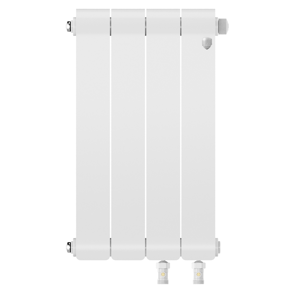 Радиатор биметаллический Royal Thermo Infinity 500 Bianco Traffico VR80 - 4 секц.
