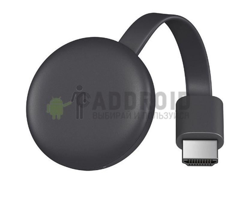 ТВ-адаптер Google Chromecast 3 (2018) черный