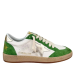 Golden Goose Ball Star / Замша зеленая / золотая звезда