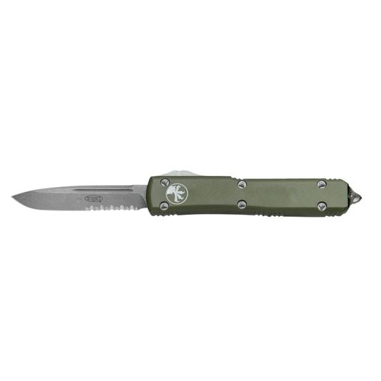 Автоматический нож Microtech Ultratech 121-11APOD c клинком из стали M390 / 204P / ELMAX, рукоять алюминий
