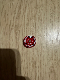 Round Counters 25mm. Red