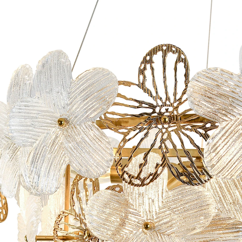 Подвесная люстра Indigo FIORI 12049/8P Brass V000555