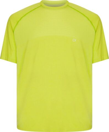 Мужская теннисная футболка Calvin Klein Seamless SS T-shirt - зеленый