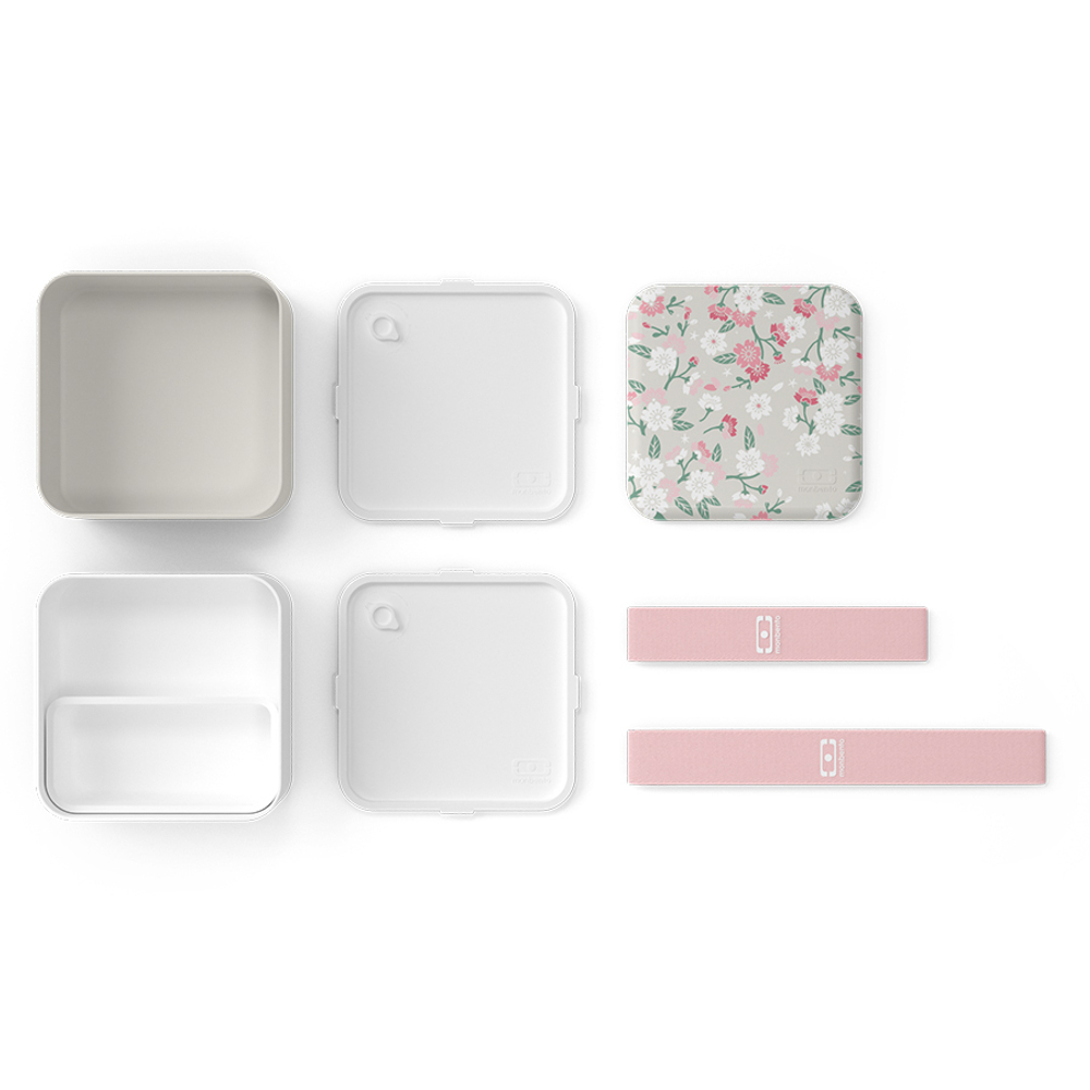 Ланч-бокс mb square, sakura grey