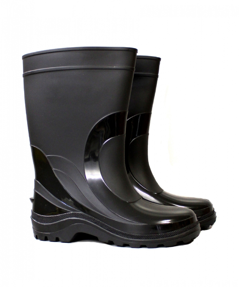 Сапоги мужские ПВХ, черный, р-р 44(285) Д10