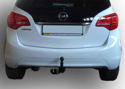 Фаркоп(прицепное) Лидер-Плюс для OPEL MERIVA 2 (S10) 2010-...(паспорт и сертификат в комплекте)(без электрики)O115-A