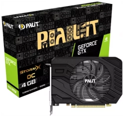 Видеокарта 6 Гб Palit NVIDIA GeForce GTX 1660 Ti StormX (NE6166T018J9-161F) Объем: 6 Гб/ Шина: 192 бит/ Память: GDDR6/ HDMI x1/DVI x1/ DisplayPort x1/ Интерфейс: PCI Express 3.0/