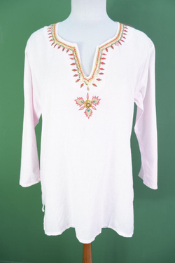 Блузка удлиненная для отпуска 48-50 размер