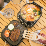 Плита газовая Naturehike 2,3 кВт, портативная, двойная, складная