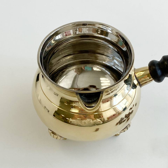 Турка латунь на ножках, 450 мл