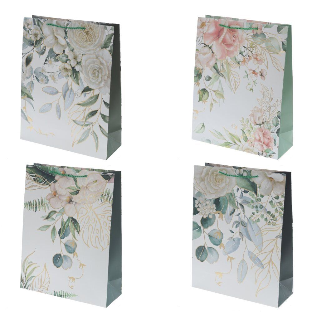 GAEM Пакет подарочный (бумага 210г/м2, блок микс 12шт), L31 W12 H40 см, 4в.