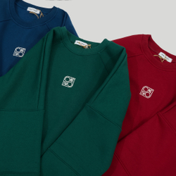 Raglan Sweatshirt Red Dahlia