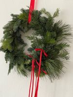 Новогодний венок диаметр 50-60см