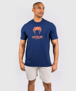 Футболка Venum Classic Navy Blue/Orange