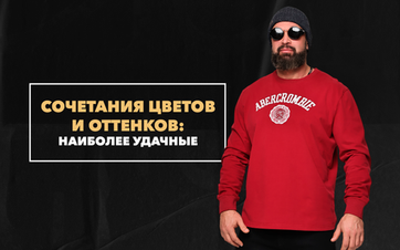 Наиболее удачные сочетания цветов и оттенков в мужской  одежде