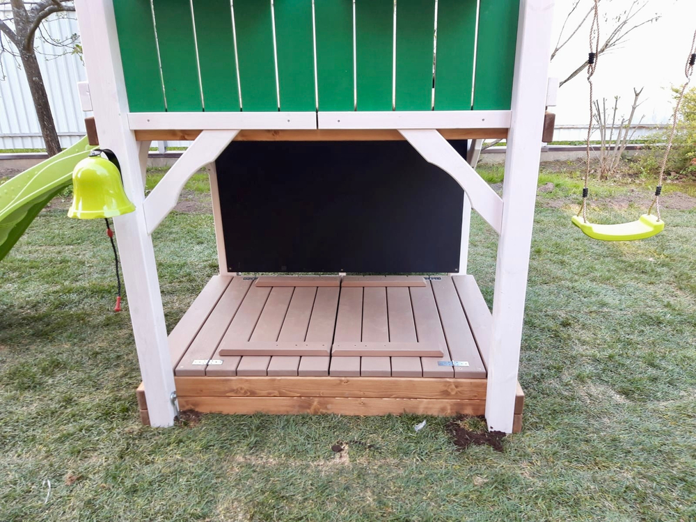 Детский домик с качелями "Прованс"