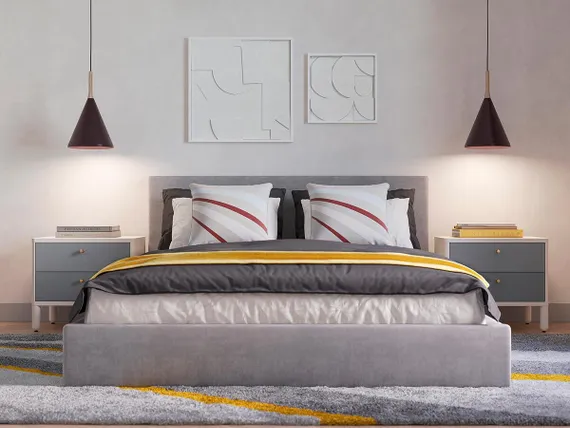 Ковер из хлопка с рисунком Tulip field из коллекции Terra, 200х300 см