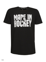 Мужская футболка черная "Made In Hockey"