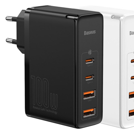 Зарядное устройство + Кабель Baseus GaN2 Pro Quick Charger 2C+2U 100W Set