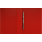 Папка c пружинным скоросшивателем А4, 700мкм красная "Кристалл" (Стамм)