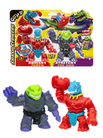 Набор тянущихся фигурок Рок Джо и Тайро Смэш Страйкерс GooJitZu 42842