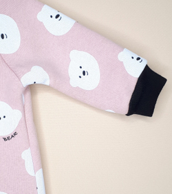 Комбинезон Белый мишка (розовый)