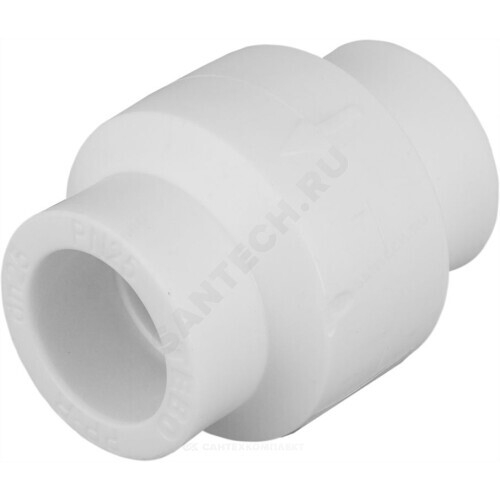 Клапан обратный PP-R белый Дн 25 RTP (РосТурПласт) 28183