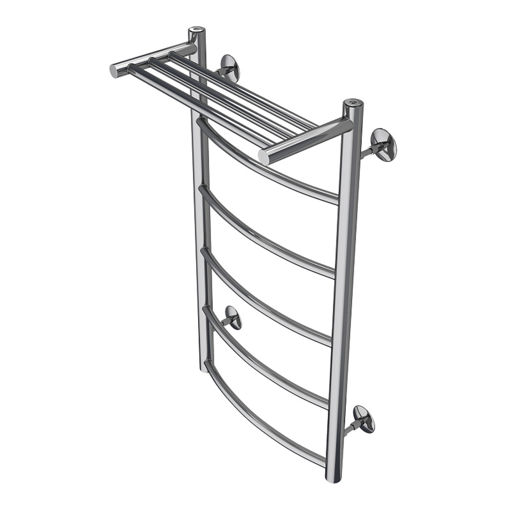 Полотенцесушитель водяной Azario VERONA 43.2х80, Хром