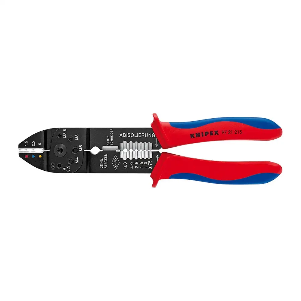 Клещи зажимные для опрессовки чернёные 230 мм Knipex 97 21 215 SB