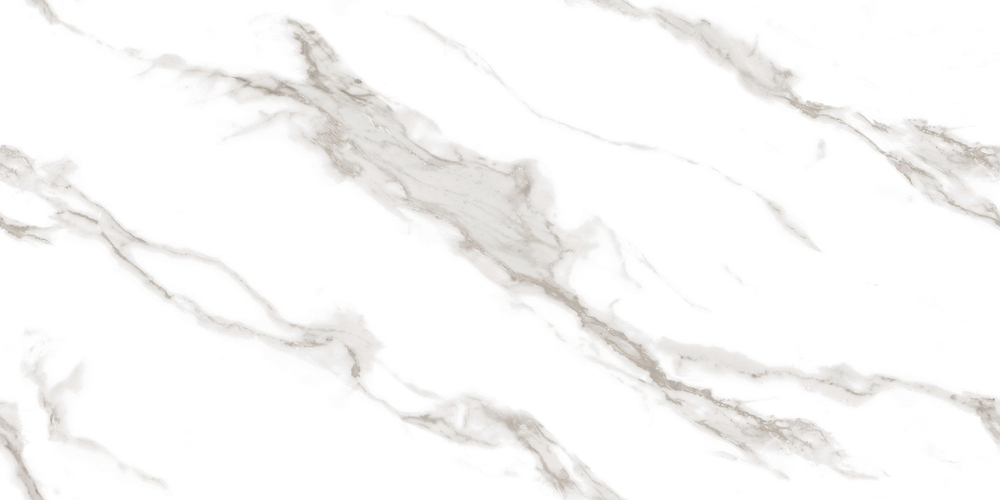 Calacatta Sharp Silver Керамогранит белый 60х120 Полированный