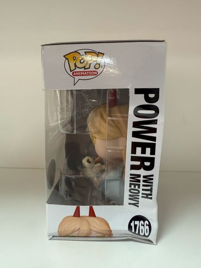 Фигурка Funko POP!(мятая коробка) Animation Chainsaw Man Power Meowy w/(FL) Сhase (Exc) (1766) 84413