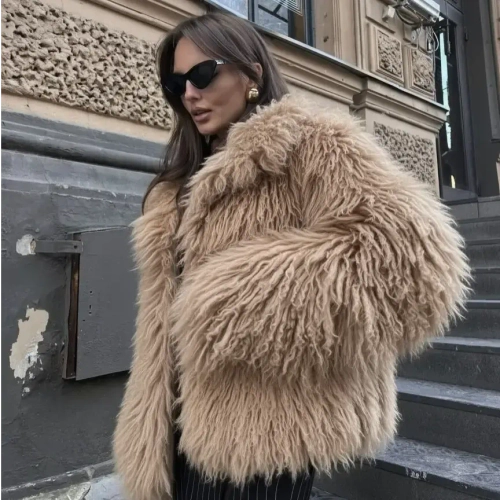 Теплая шуба