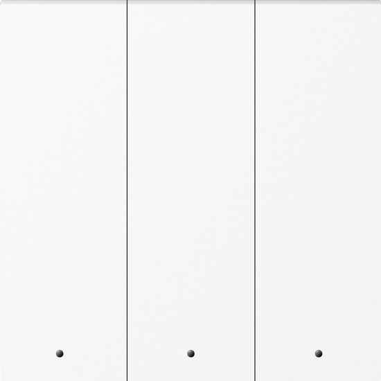 Клавиша 3-я с подсветкой,  глянцевый белый,  серия A07