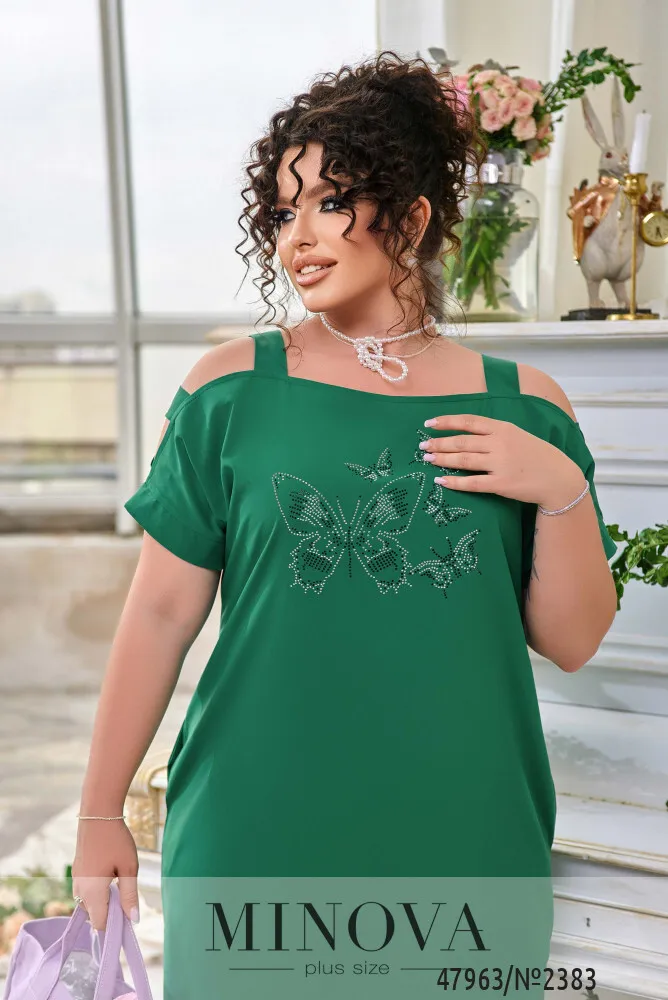 Платье 2383-зелений Minova