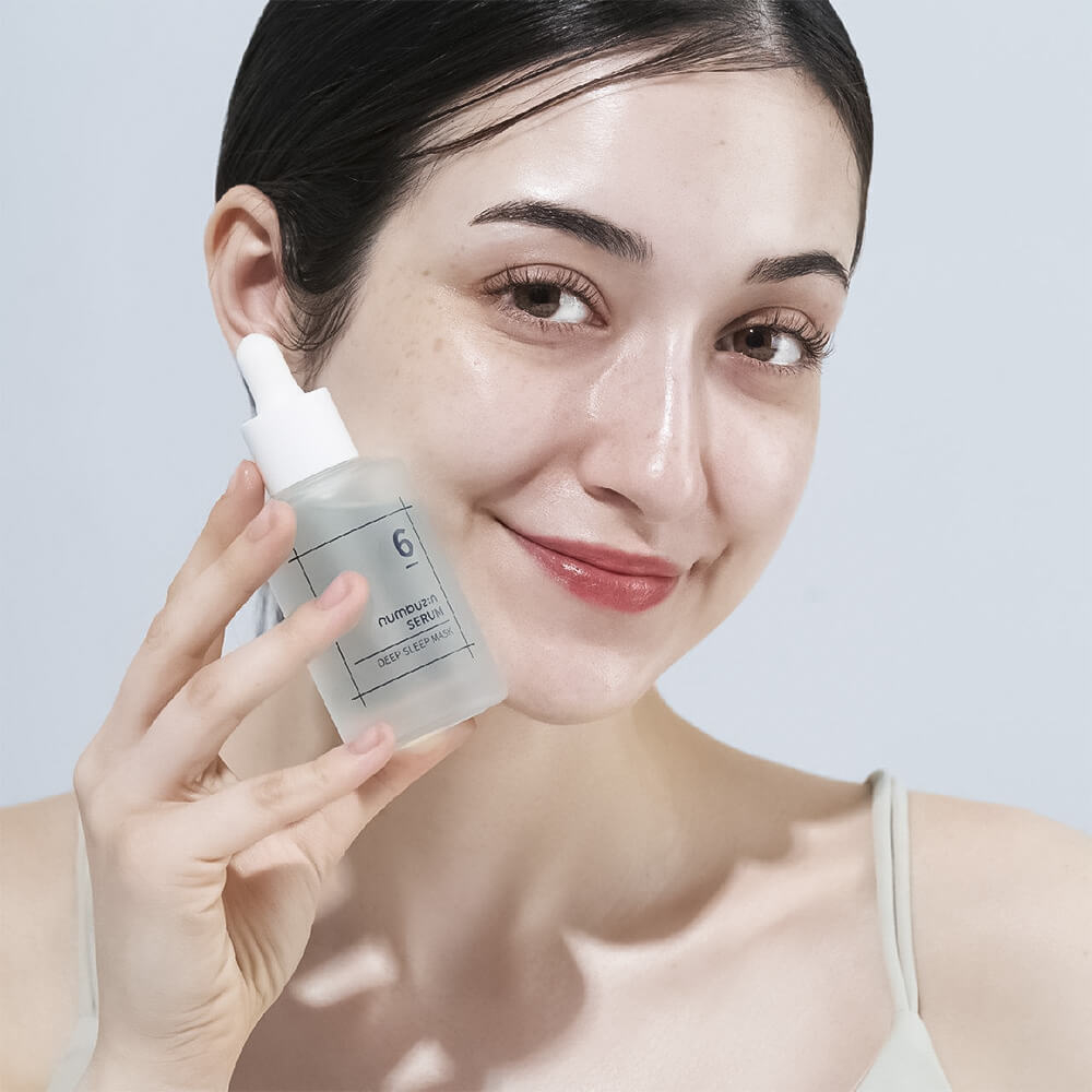 Увлажняющая сыворотка от обезвоженности с ледниковой водой numbuzin No.6 Deep Sleep Mask Serum