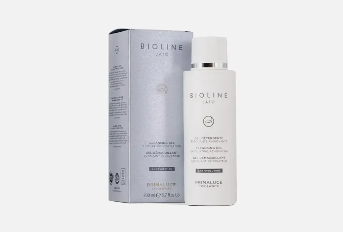 Гель очищающий, отшелушивающий и восстанавливающий BIOLINE JATO Cleansing Gel Exfoliating Renovating 200 мл