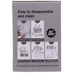 Дозатор для моющих средств 2х350мл 17х19х16 белый 8875