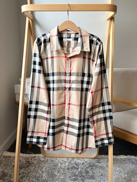 Хлопковая рубашка Burberry, 152