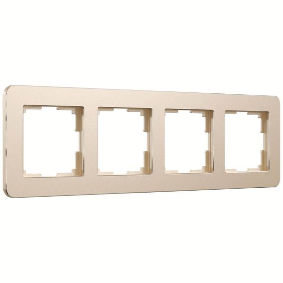 Рамка Werkel Platinum на 4 поста шампань W0042611 4690389184529