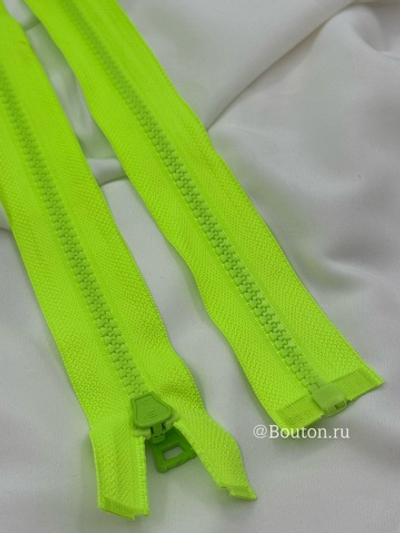 Молния тракторная неоновый зеленый