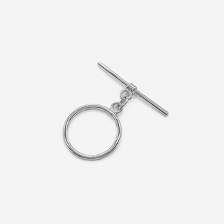 Замок тогл "Классика", диаметр кольца 14мм, родирование