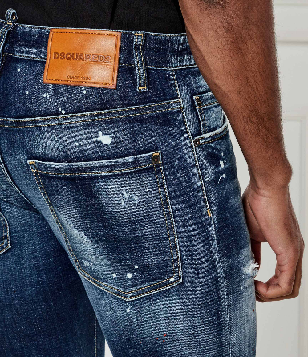 Джинсы SUPER TWINKY JEAN Dsquared2 - темно-синий(S74LB1661 S30664)