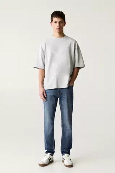 PULL&BEAR ДЖИНСЫ, ТЕМНО-СИНИЙ
