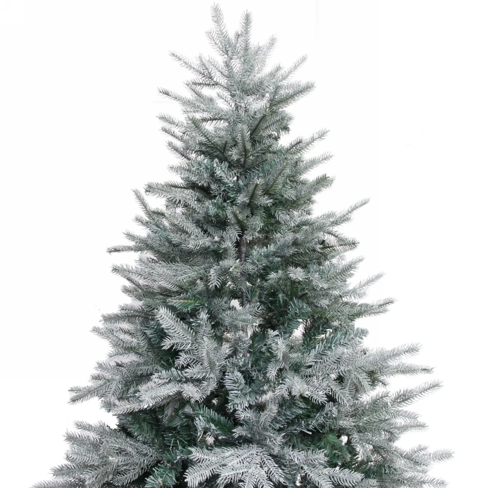 Ёлка «Искристая» 180 см, литой ПВХ с белым напылением (705 веток) (SP1908A-180)