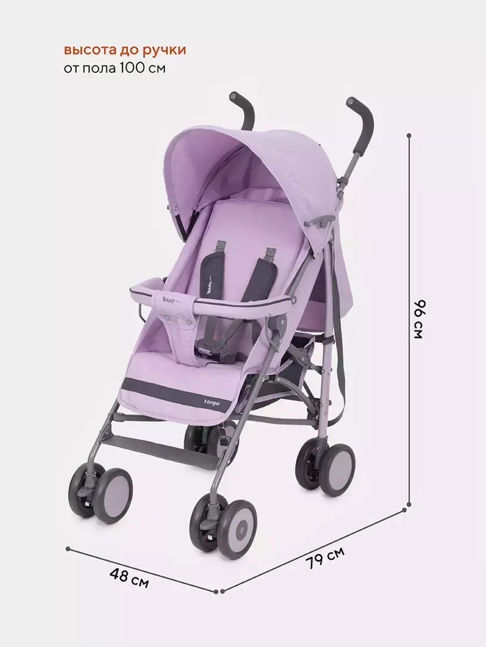 Коляска детская RANT basic "Tango" RA351 Sweet Lavender