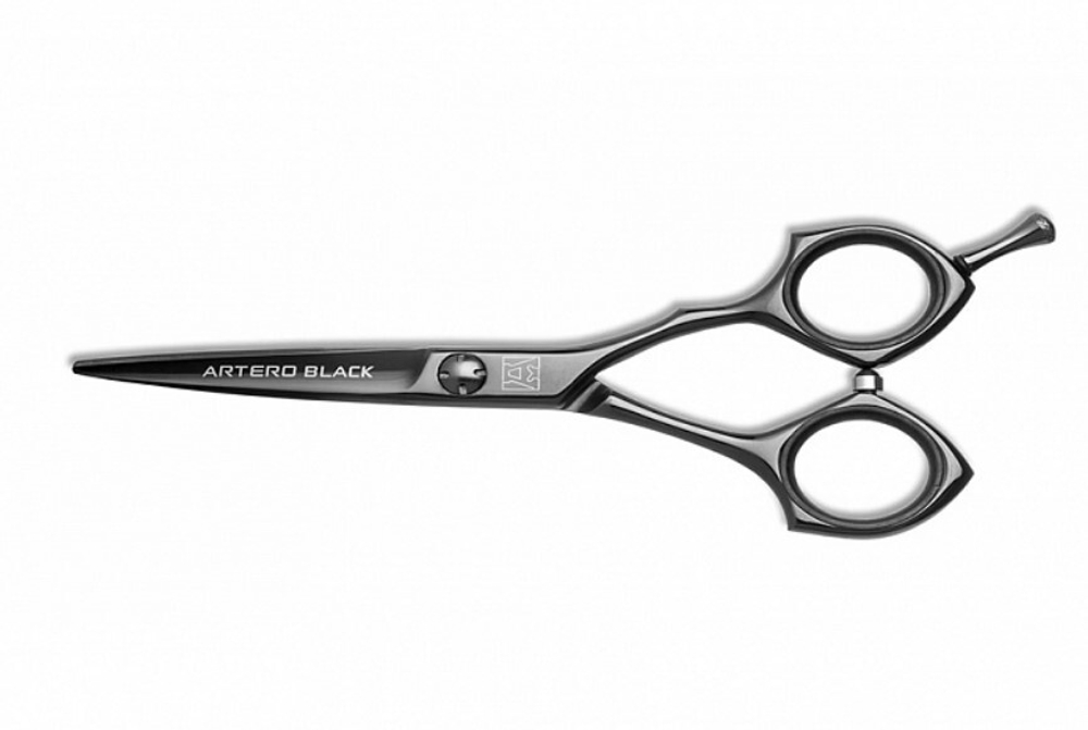 Парикмахерские ножницы прямые Black T44450